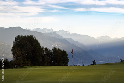 Golf de la station suisse de Crans-Montana