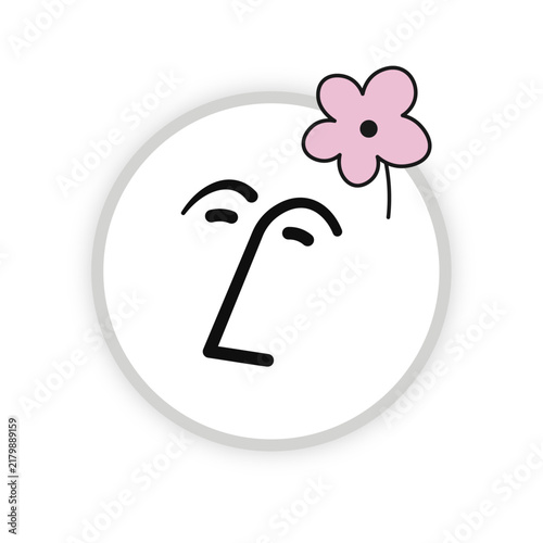 Notion AI assistant face | Avatar