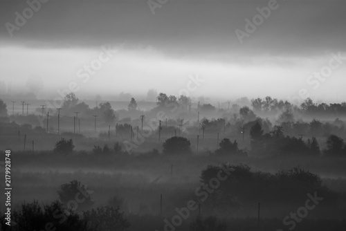 fog over the river