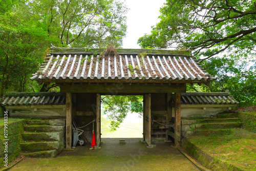 Obraz na płótnie 宮崎県日南市にある飫肥城