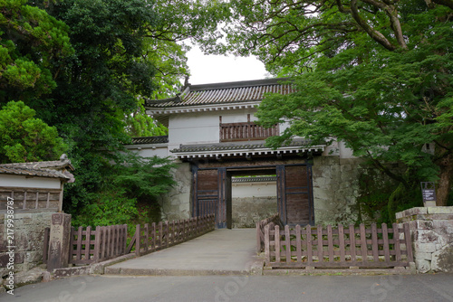 Obraz na płótnie 宮崎県日南市にある飫肥城の大手門