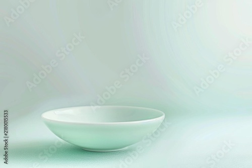 empty white bowl