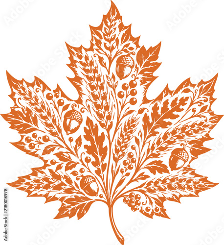 autumn leaves vector