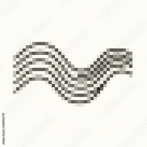 abstract background five wave line