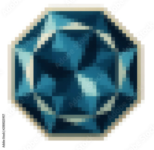 abstract blue mosaic pixel
