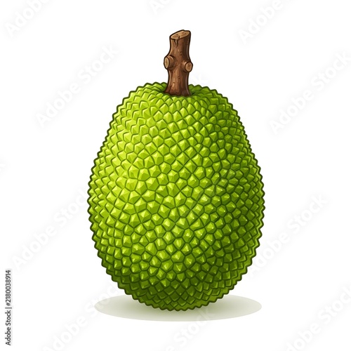 Bright Green Dragon Fruit Mockup with Textured Surface