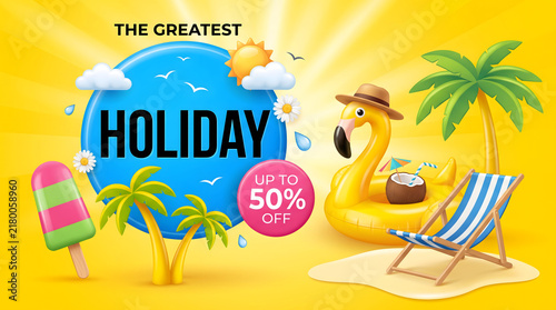 Big Savings Sale Concept with Red Percentage Symbols