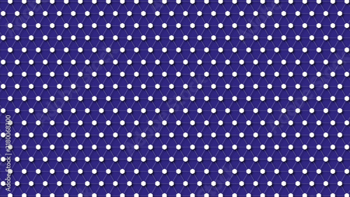 Blue Purple Hexagon Network Pattern Background with White Nodes and Connecting Lines, Futuristic Technology Grid, Abstract Geometric Honeycomb Vector Design