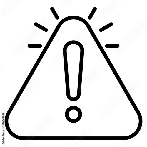 Naklejka Alert Icon Element For Design
