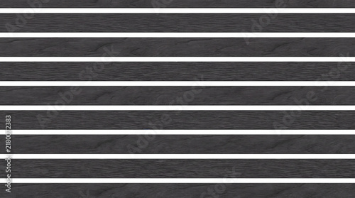 Seamless pattern of dark gray wooden planks with thin white lines in between, creating a textured background.