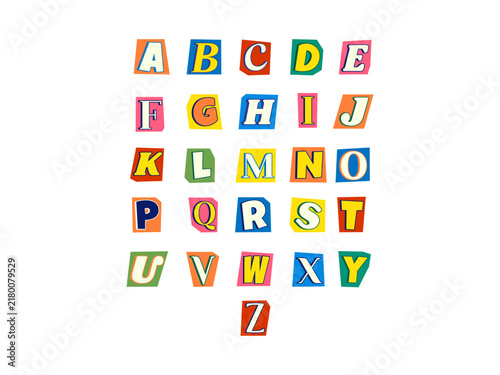 Alphabet Letter Cutout Set