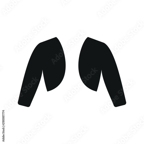 Bild auf Leinwand Long Sleeve Bolero Glyph Icon