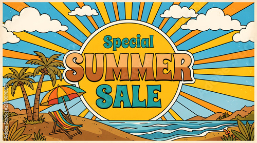 Powerful Promotional Advertising Concept for Seasonal Shopping Discounts