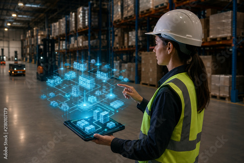 Warehouse Manager Using AI Supply Chain Digital Twin