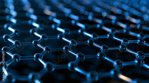 Graphene Technology Science Background, Advanced Nanotechnology Concept