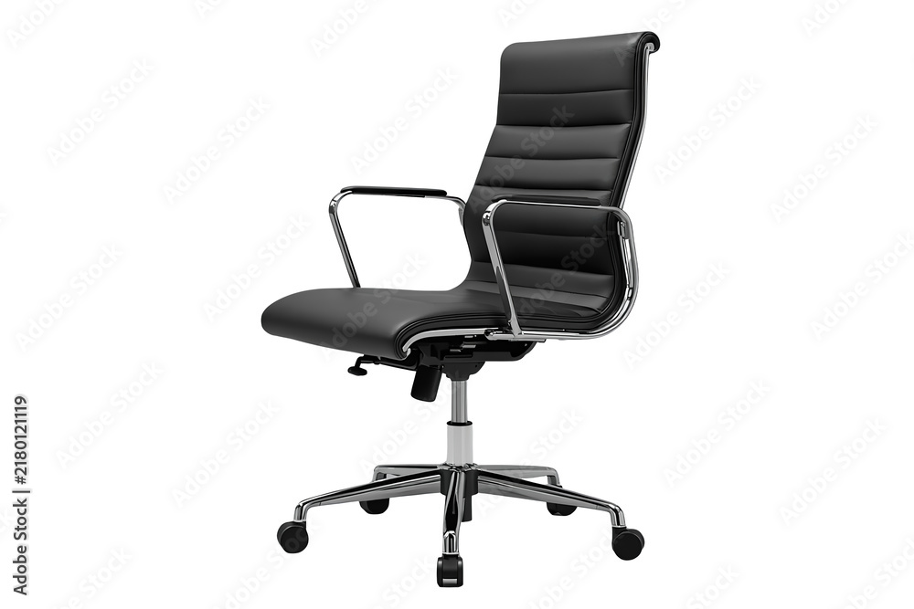 Obraz premium Modern Black Ergonomic Office Chair