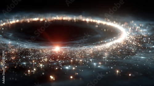 Astronomical Phenomenon: Black Hole with Accretion Disk
