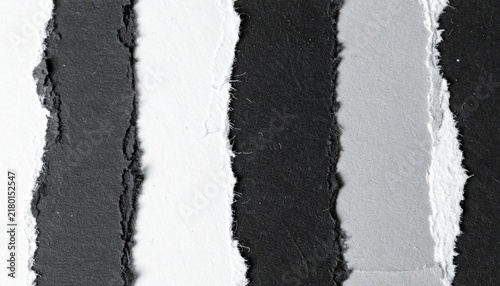 Tapety artystyczne 破れ紙 ちぎり紙 破れ目 紙 テクスチャ モノクロ 白黒 抽象的 質感 ダメージ コラージュ クラフト 紙素材 ストリート アート プレースホルダー 背景素材 切り抜き フレーミング ポスターデザイン