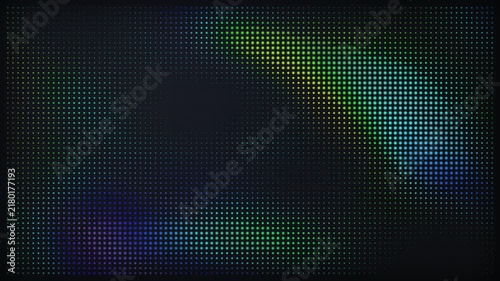 A scatter plot visualization displaying data correlation on a dark background