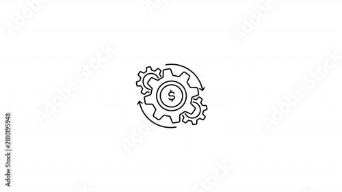 Financial Gear icon