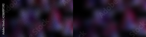 Glowing magenta violet smoky neon wave light gradient ribbed glass on dark grainy texture background for abstract header banner wallpaper poster cover project backdrop design