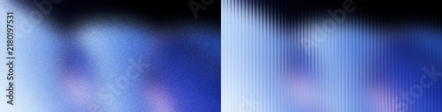 Glowing pale blue lavender neon wave light gradient ribbed glass on dark grainy texture background for abstract header banner wallpaper poster cover project backdrop design
