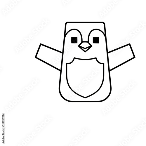 Simple Penguin Illustration