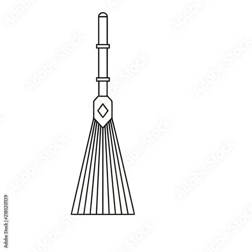 Stylized Broom Icon