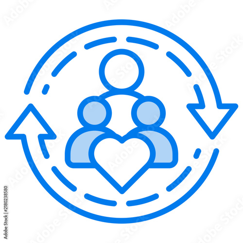 Customer Retention Icon