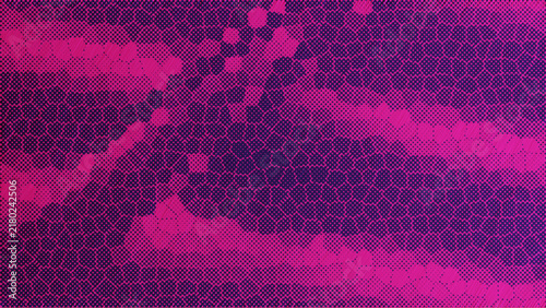 Vibrant Neon Pink and Magenta Light Effect Abstract Background