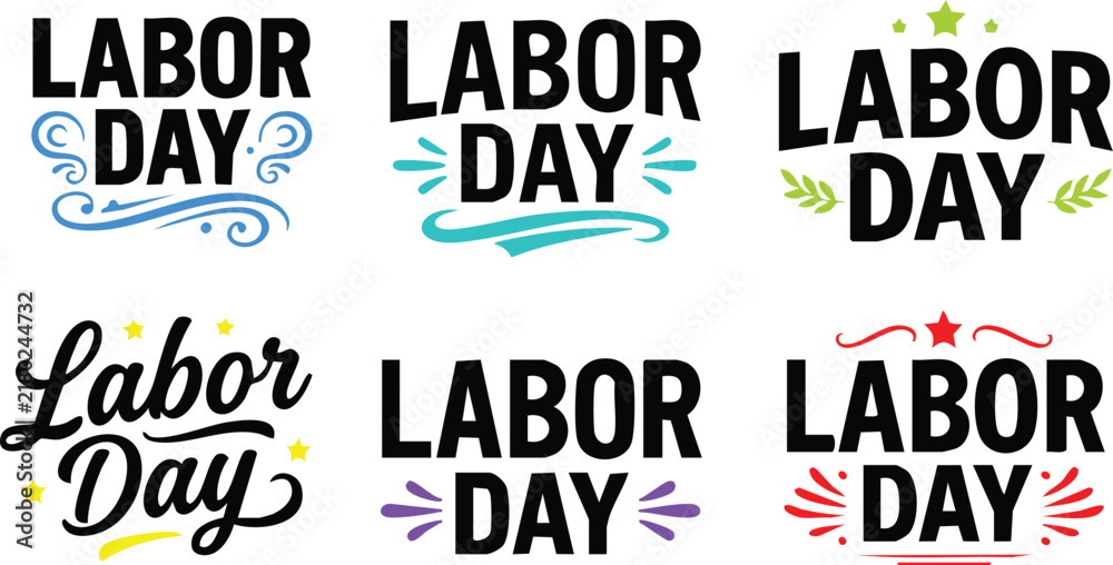 Obraz premium Happy Labor Day Celebration Background