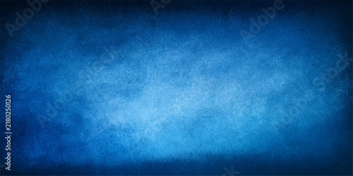 Bild auf Leinwand A vibrant and textured abstract background in shades of deep blue, evoking a sense of depth and mystery with subtle light effects