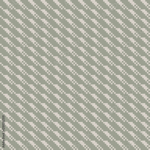 Green Geometric Textured Knitting Grid seamless pattern design