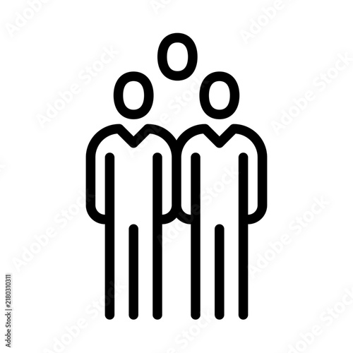 people icon teamwork, business people, group