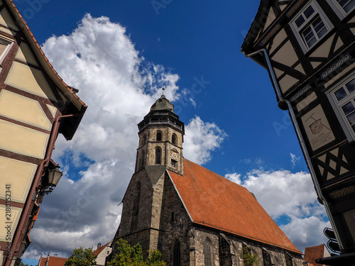 Fotografía old church in hann munden historical village Germany