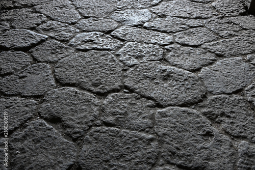 Ancient Stone Path in Pompeii Colosseum