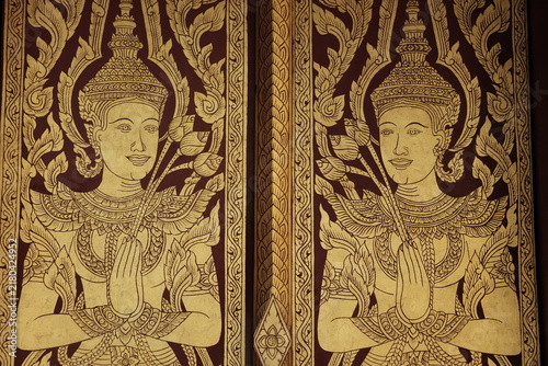 thai style painting art
