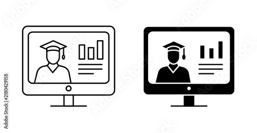 Student Dashboard Profile Icon for Online Education Portal