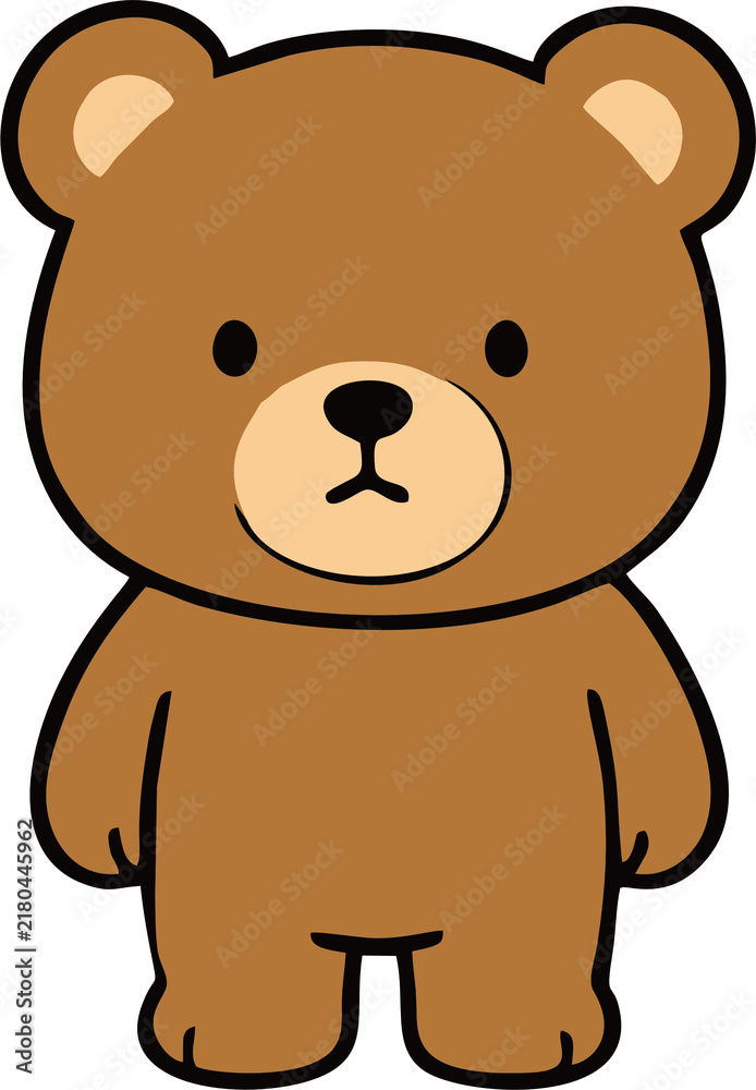 Naklejka premium Teddy Bear Cute