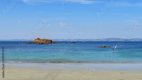 фотографія plages et rues de Douarnenez l'été en Bretagne