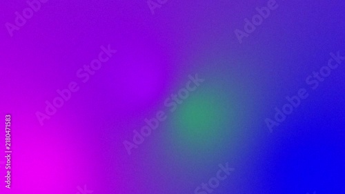 Abstract 4K motion graphic featuring a sequence of translucent glowing circles moving through space, transitioning from purple and magenta to cyan, teal, and deep blue. The smooth geometric animation 
