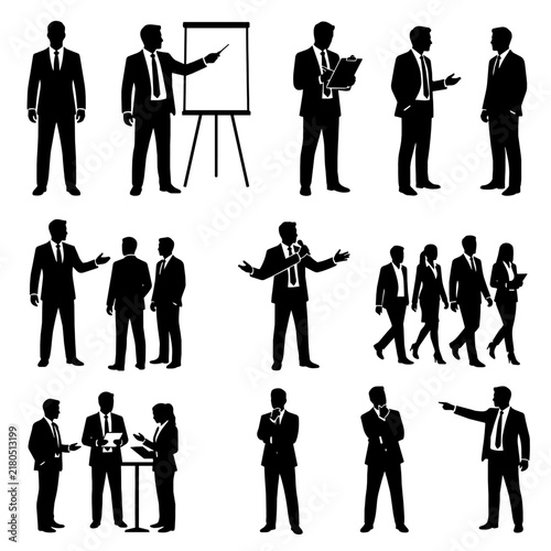 Business People Silhouette Collection