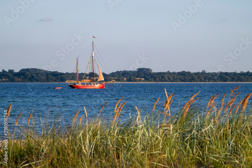 Traditionssegelschiff auf der Eckernförder Bucht, Schleswig-Holstein, Deutschland
