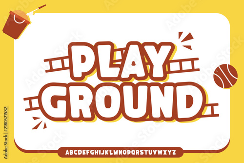 Display alphabet font vector design suitable for headline, poster, logo, magazine and many more