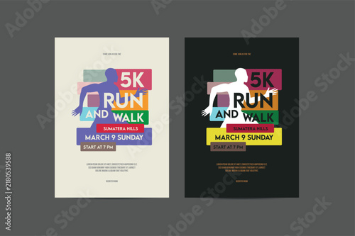 Marathon Flyer Invitation Template