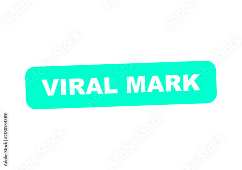 Modern viral marketing badge with bold text illustration