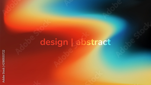 Colorful thermography inspired texture with flowing mesh transitions from cool blues to warm oranges, ideal for contemporary covers and scientific infographics.