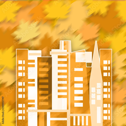 Autumn weather in the city