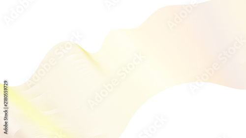 Abstract yellow wave background, soft flowing gradient curves, minimalist light aesthetic vector for corporate presentations