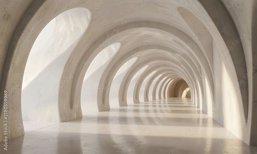 Fototapeta premium corridor of the church